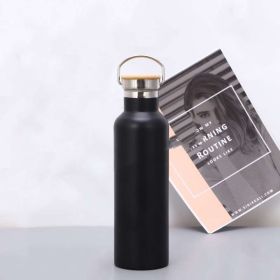 304 Stainless Steel Insulated Cup Sports Car Outdoor (Option: Black-350ml)