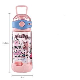 Cute And Portable Drop Proof Water Cup For Children And Students (Option: Pink-Style5232)