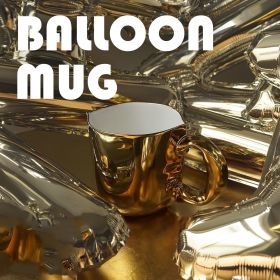 Home Fashion Simple Solid Color Ceramic Mug (Color: Gold)